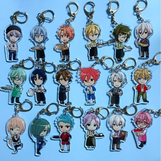 Huy hiệu + Móc khóa official Idolish7 Yaotome Gaku Tsunashi Ryunosuke Izumi Iori