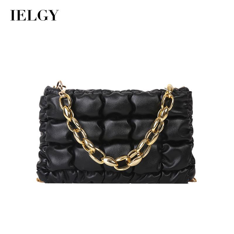 Túi đeo chéo IELGY hình vuông cỡ nhỏ phong cách Hàn Quốc thời trang cho nữ