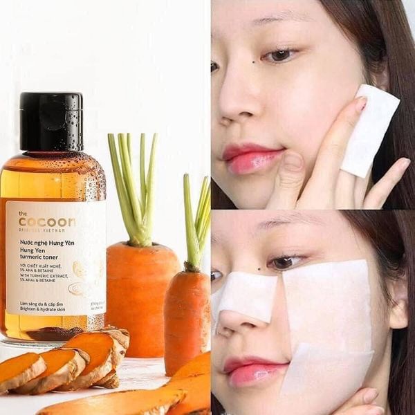 Nước Cân Bằng Cấp Ẩm Nghệ Hưng Yên Cocoon Turmeric Toner 140ml
