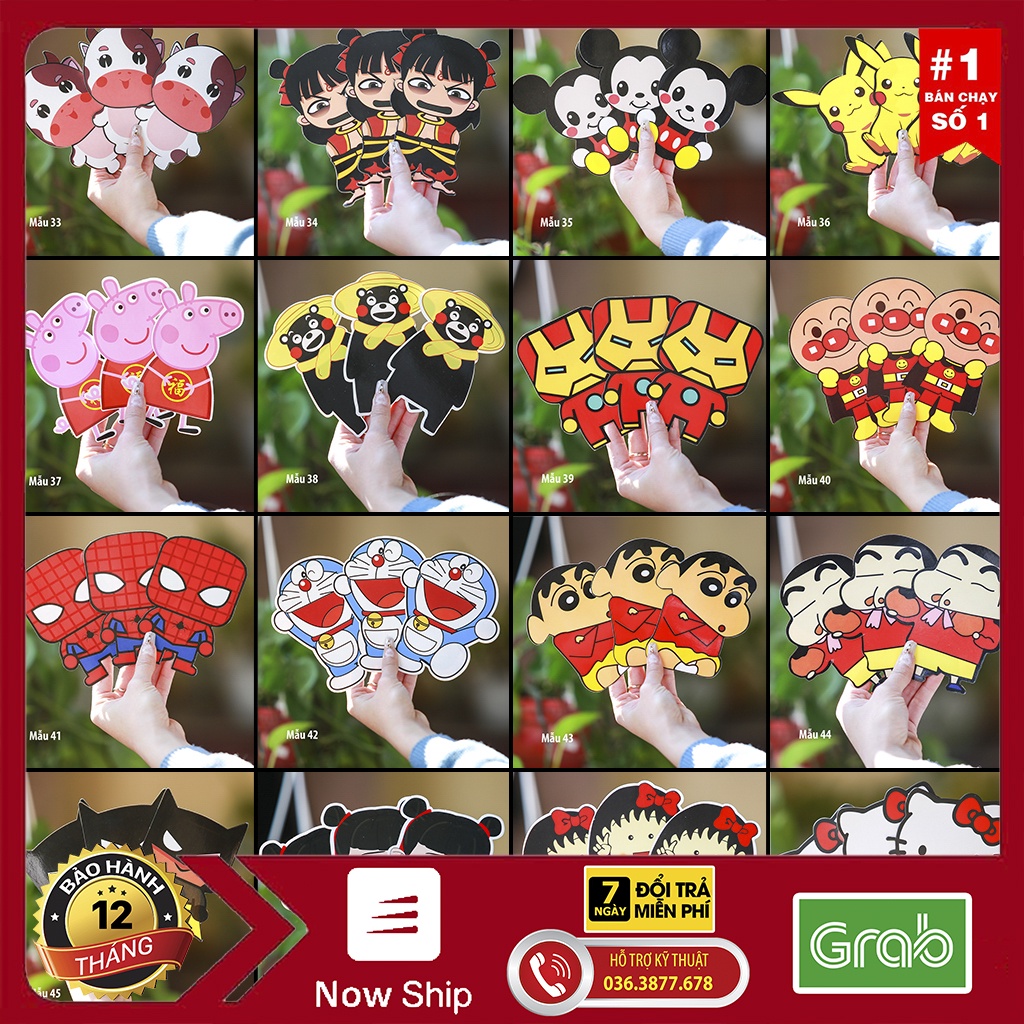 CHỌN MẪU] Lì xì hoạt hình CHIBI tết 2024 Lì xì hình thú | Shopee ...