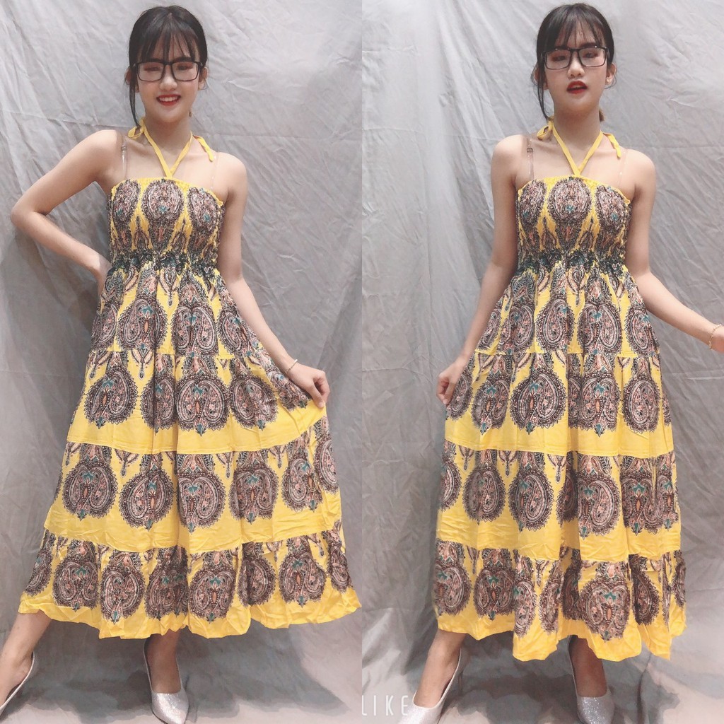 Đầm maxxi ống Tole thái
