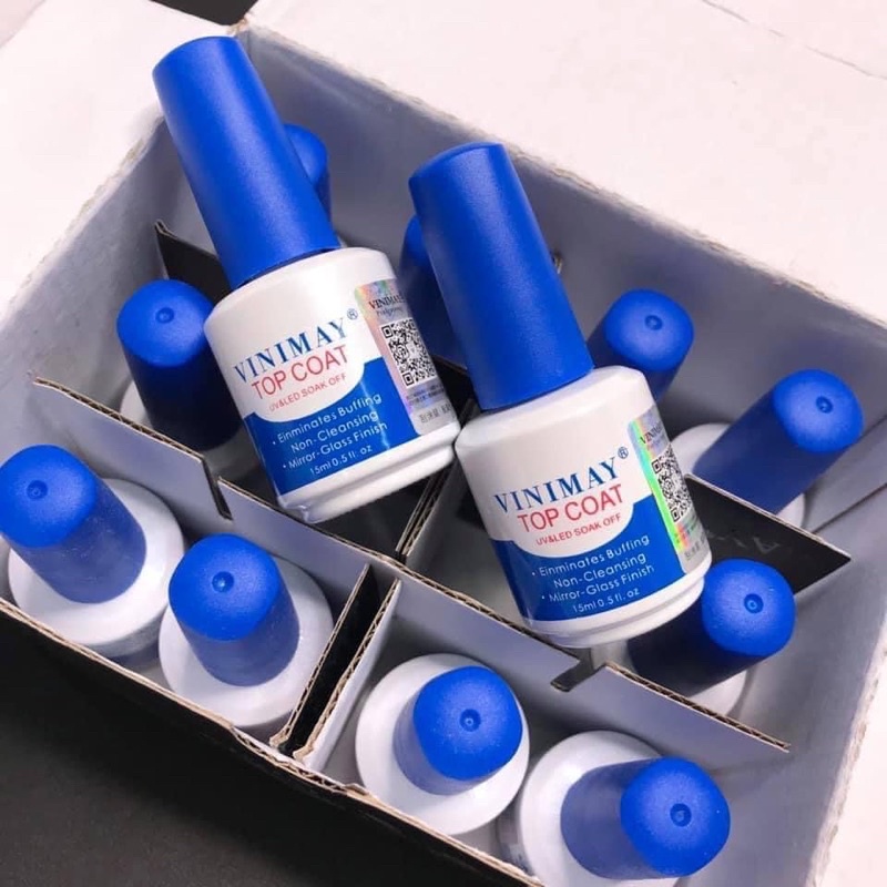 Base Top Bóng cứng móng Vinimay 15ml