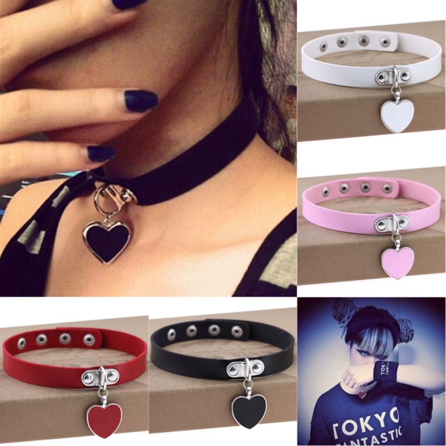 Vòng cổ choker da