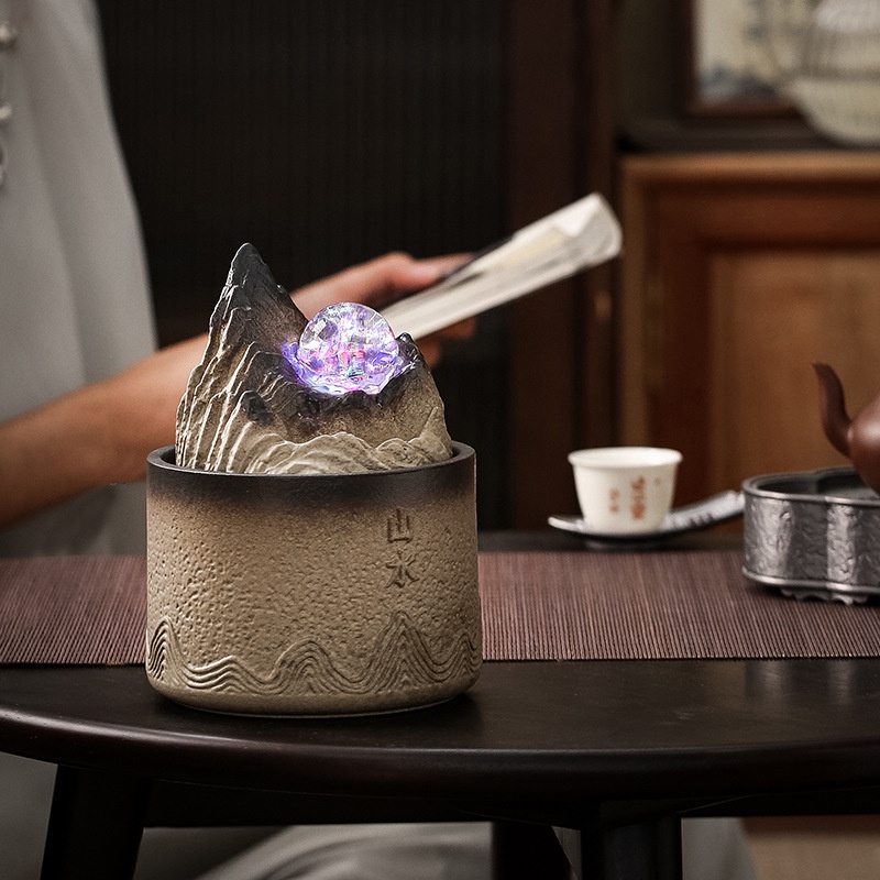 Thác Nước Phong Thủy Sơn Thủy Hạt Mạch