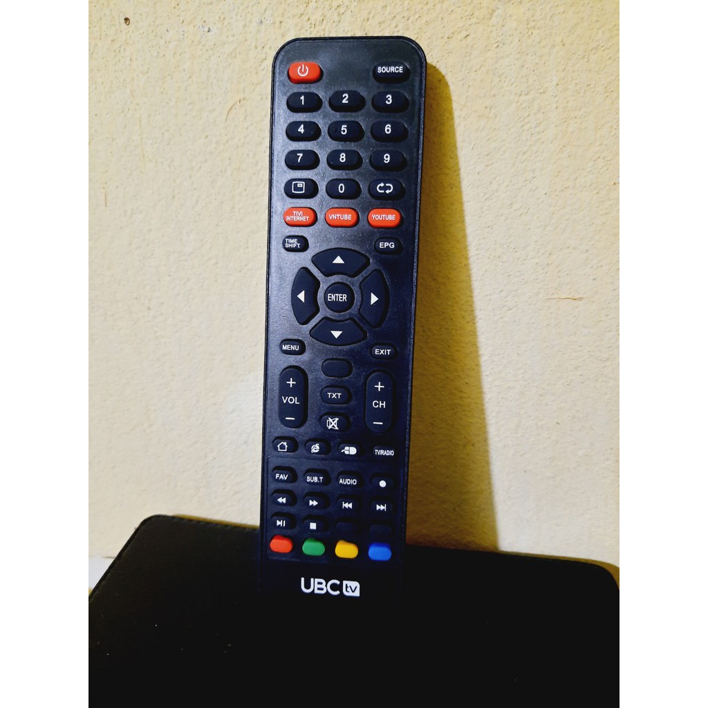 Remote Điều khiển tivi UBC TV các dòng LED/LCD/Smart TV- Hàng mới chính hãng UBC Tặng kèm Pin