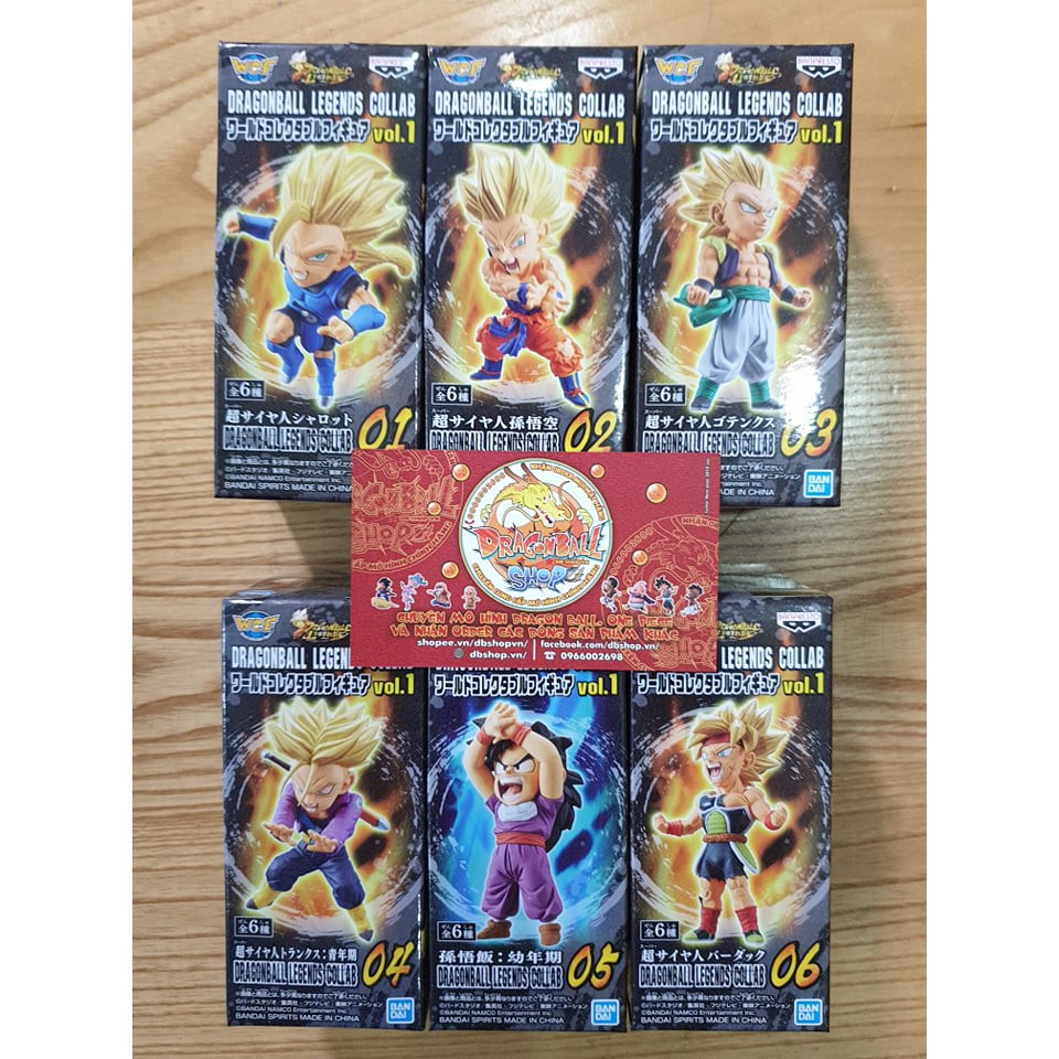 Mô hình Dragonball chính hãng -  WCF Legends Collab vol.1