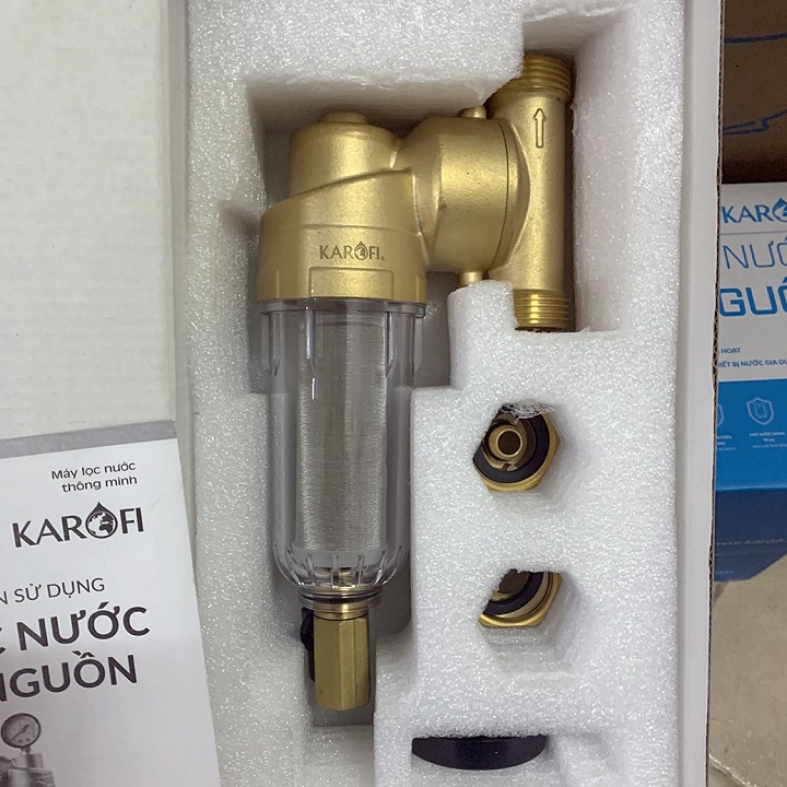 Bộ lọc nước đầu nguồn KAROFI K4A101 - Tuổi thọ đến 10 Năm - Bảo hành chính hãng KAROFI 02 Năm
