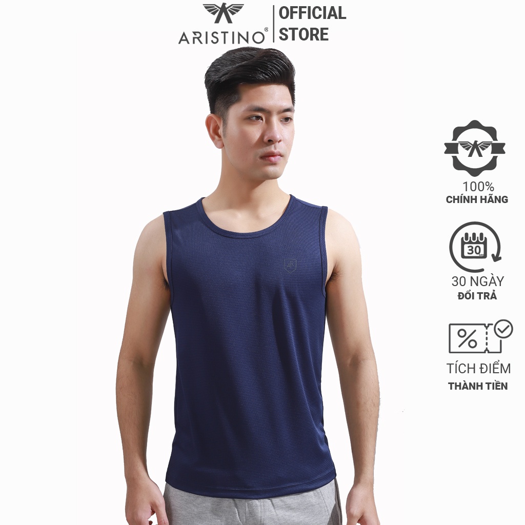 Áo tank top cao cấp Aristino ATT015S8