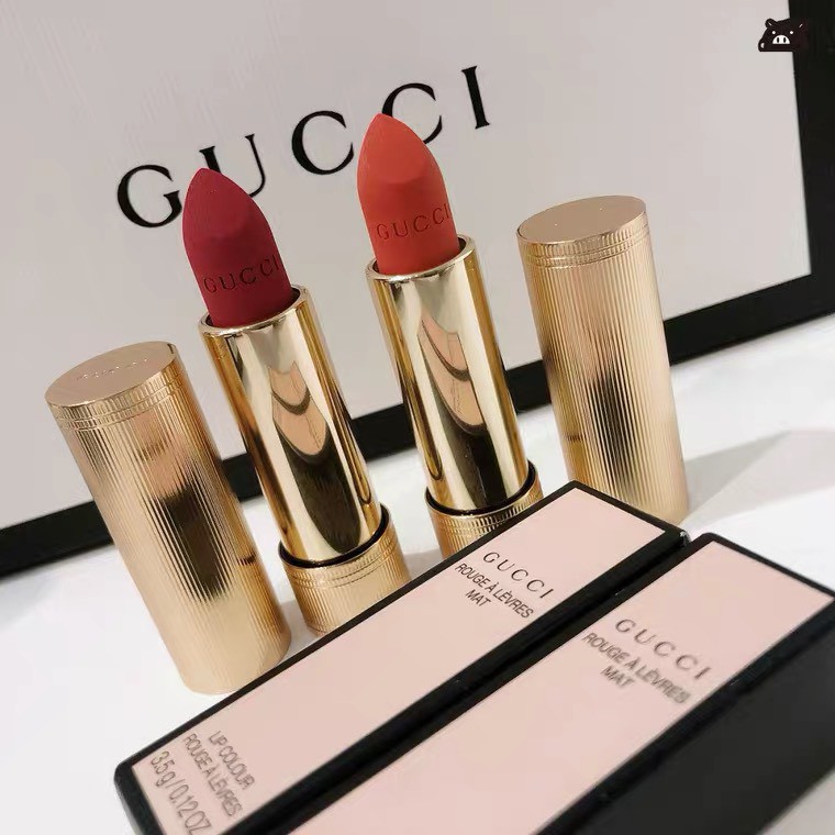 Son Gucci Matte/Satin, son kem Gucci. chất son lì hoàn hảo, siêu mịn, che được hết các khuyết điểm của môi