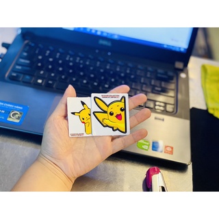 Tem logo decal sticker lẻ Pikachu