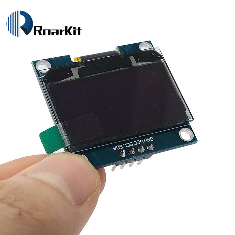 Mô đun màn hình LED LCD OLED 1.3" màu trắng và xanh dương 128X64 dành cho mạch IIC Arduino 1.3"