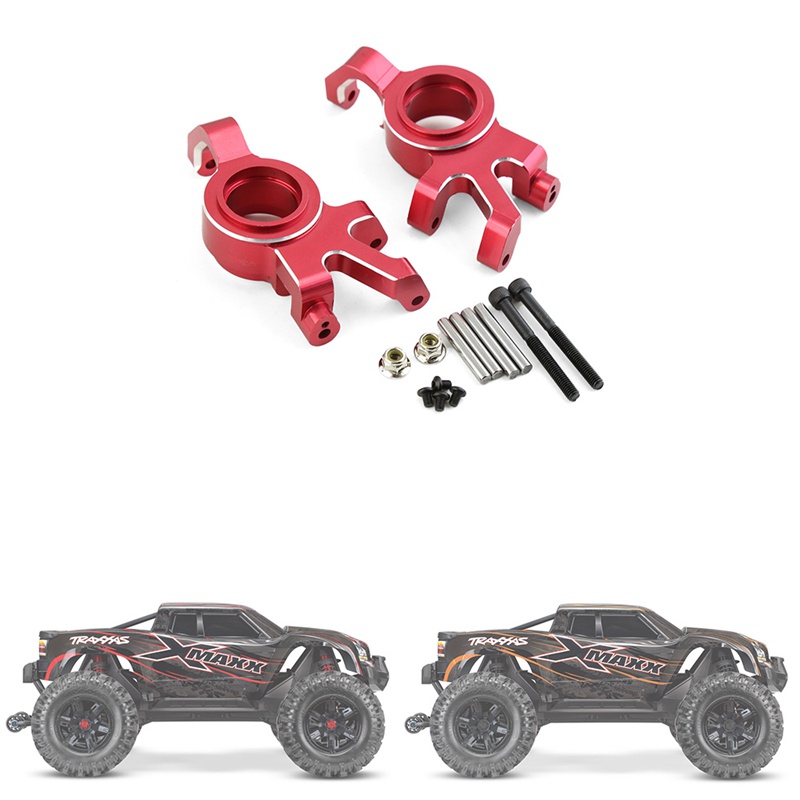 Bộ 2 Khối Vô Lăng Trước Bằng Hợp Kim Nhôm Nâng Cấp Cho Traxxas X-Maxx Xmaxx 6S 8S RC 1 / 5