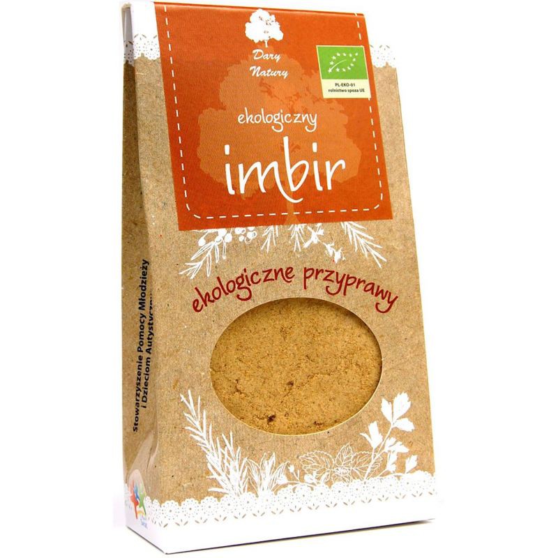 [Tặng hũ rắc thủy tinh] Bột gừng hữu cơ Dary Natury 60g