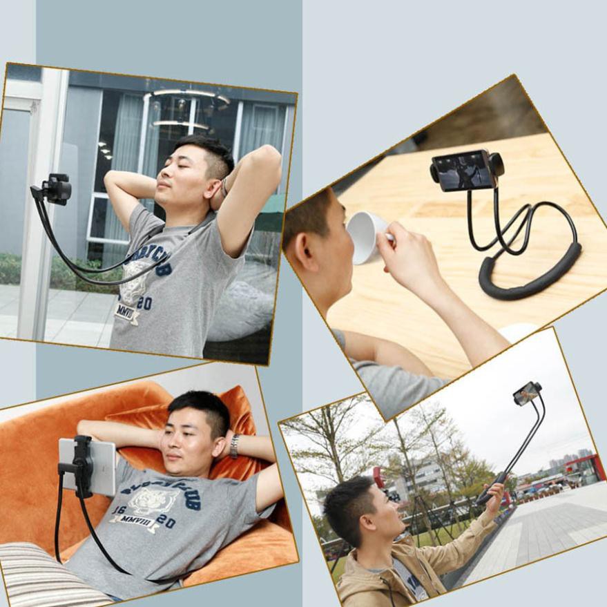[Xả Kho + Miễn Phí Vận Chuyển] KẸP ĐIÊN THOẠI ĐUÔI KHỈ QUÀNG CỔ ĐA NĂNG - TIỆN LỢI | Bảo Hành 1 Đổi 1 13002 | BigBuy360 - bigbuy360.vn
