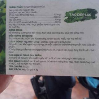 Tảo diệp lục chính hãng