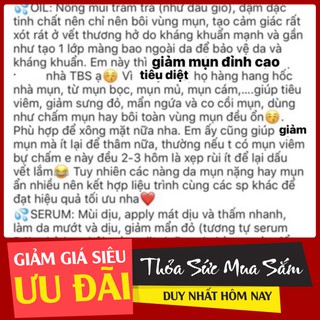 ƯU ĐÃI HÈ . Serum The Body Shop Tea Tree Anti-imperfection Daily Solution kiềm dầu, giảm và ngừa mụn, thâm, se lỗ chân l