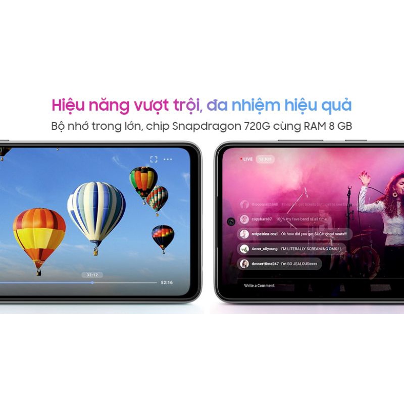 Điện Thoại Samsung Galaxy A52  Hàng Chính Hãng