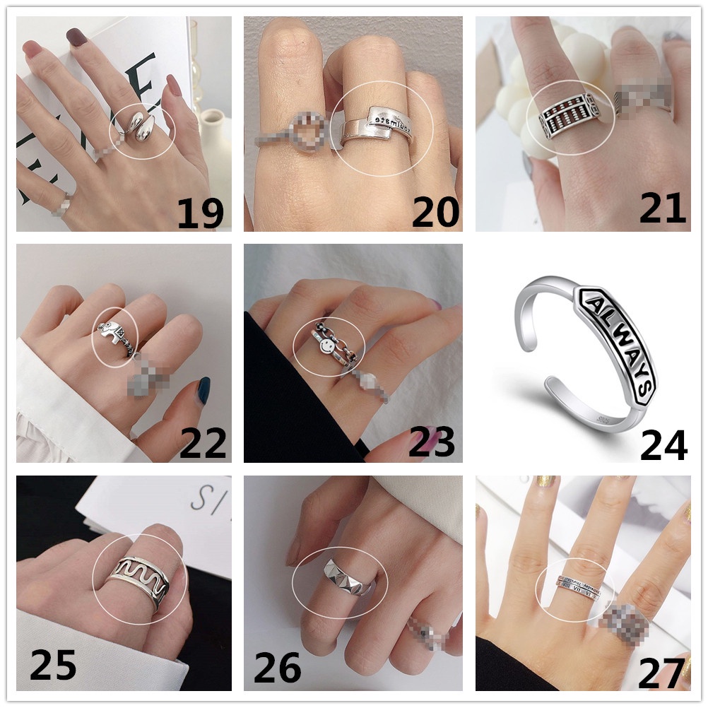 Nhẫn Trang Sức Kiểu Thắt Nút Phong Cách Thái Lan Đơn Giản Cho Nữ T1183