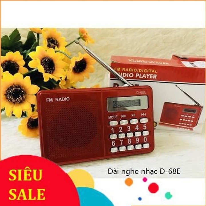 Máy nghe nhạc Thẻ Nhớ, Usb, đài FM Bannixing D-68E