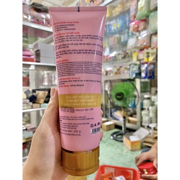 Kem bạch Ngọc liên đỏ hủ 150g  chai dưỡng body lition cấp ẩm  6 in 1