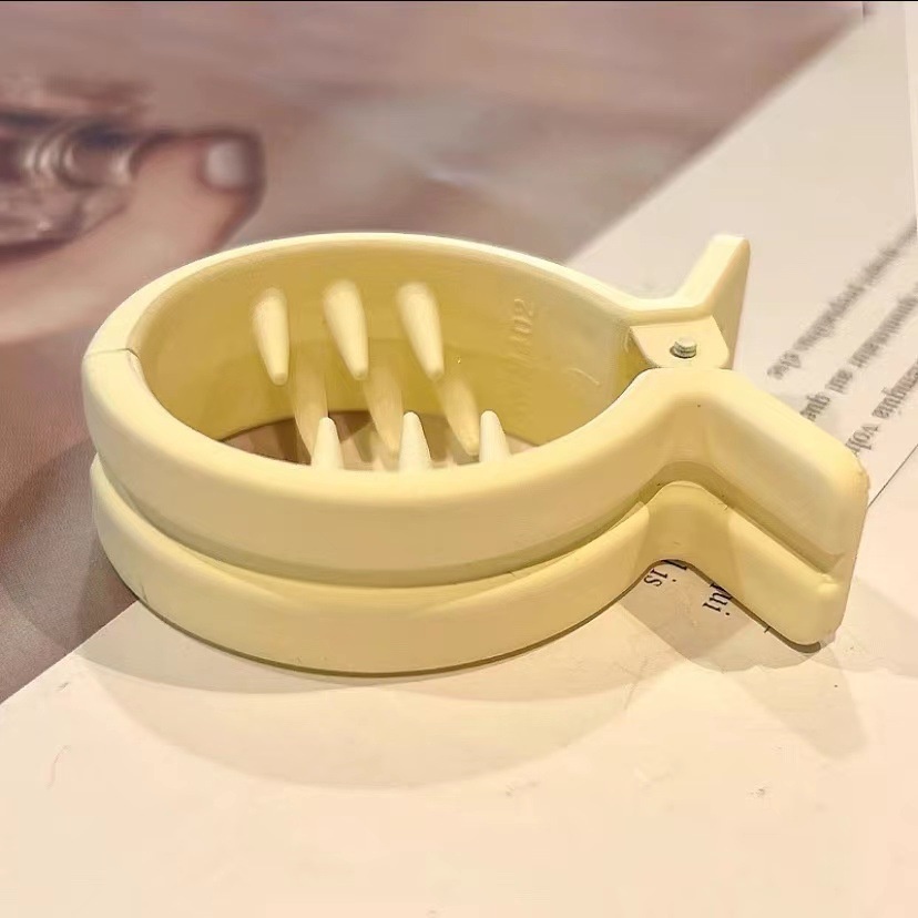 Kẹp Tóc Hình Cá Mập Màu Sắc Ngọt Ngào Thời Trang