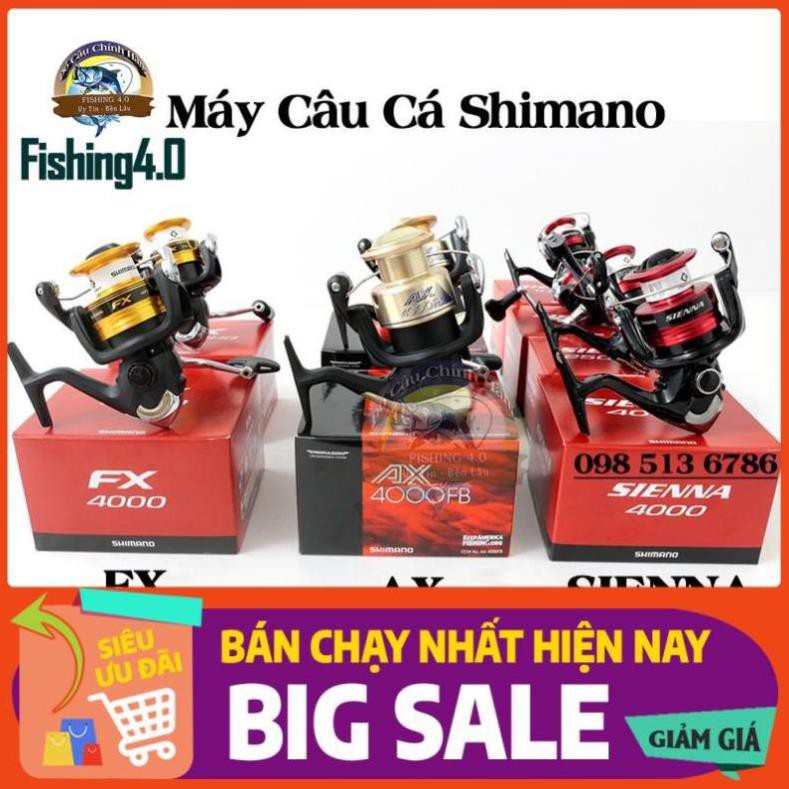 HOT Máy câu Cá Shimano FX 2019 Shimano AX Shimano SIENNA 2019 2500 4000