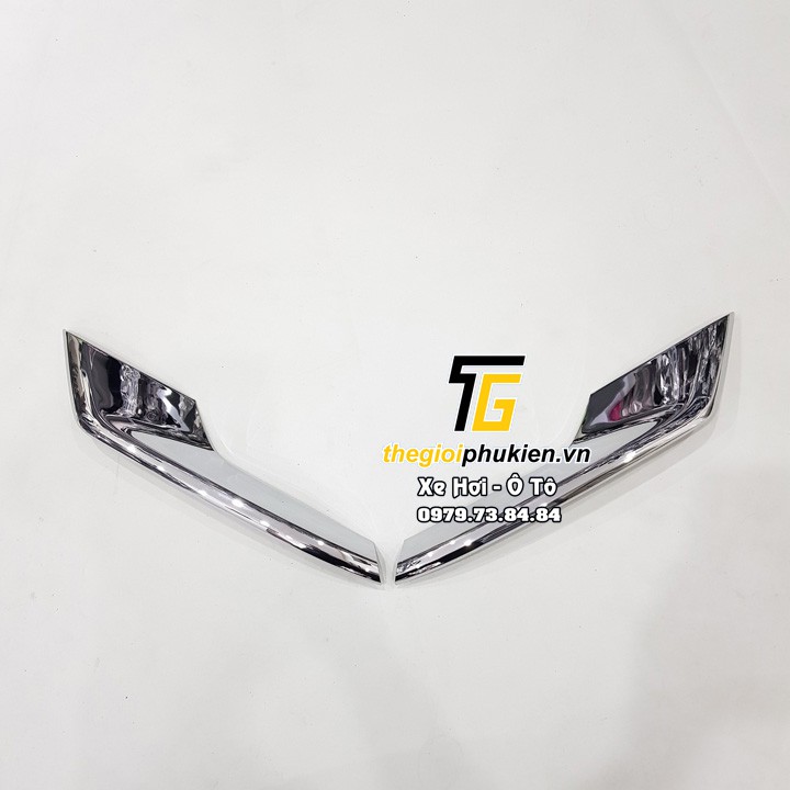 Bộ ốp bảo vệ đèn gầm cho xe Mazda 3 2020 - mạ Crom