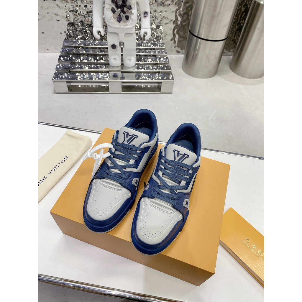 Giày thể thao thời trang cao cấp Louis Vuitton LV cho nam nữ phong cách trẻ trung