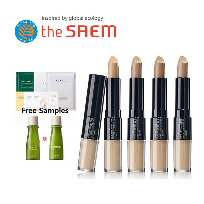 [THE SAEM] Cover Perfection Ideal Concealer Duo 4.2g / 4.5g