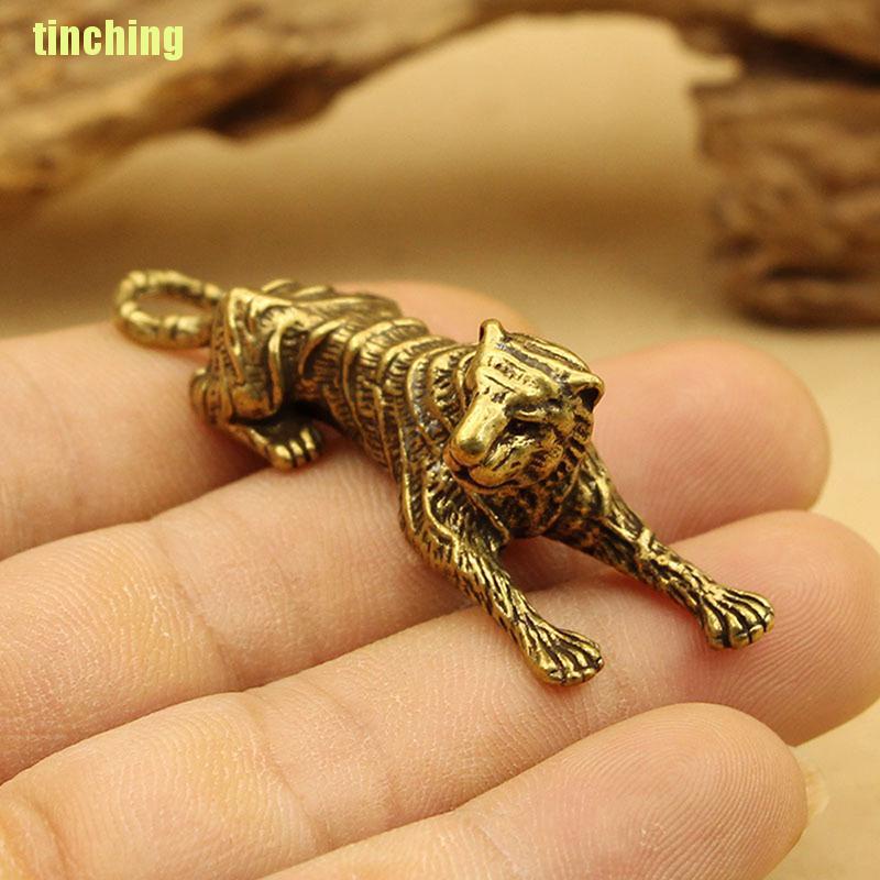 Tượng Hổ 3d Mini Bằng Đồng Trang Trí Nhà Cửa