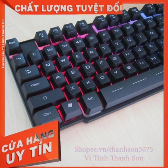 [Mã TH10KD20  hoàn đến10K xu] BÀN PHÍM GAME BOSSTON G803 LED ĐA MÀU - Vi Tính Thanh Sơn