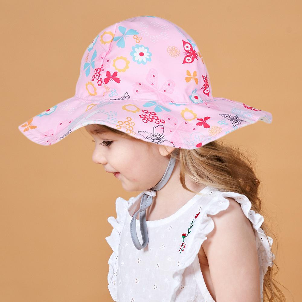 Nón Tai Bèo Che Nắng Thoáng Khí Họa Tiết Hoạt Hình Dễ Thương Cho Bé