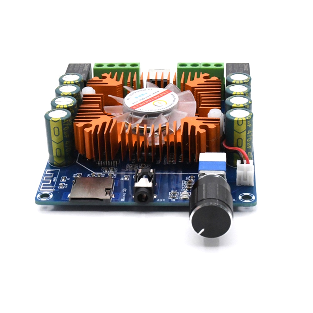 Bảng mạch khuếch đại âm thanh kỹ thuật số bluetooth ZIQQUCU XH-A393 50W * 4 tiện dụng cho xe hơi