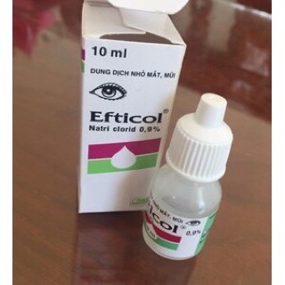Dung dịch nhỏ mắt, mũi Efticol - Chai 10ml