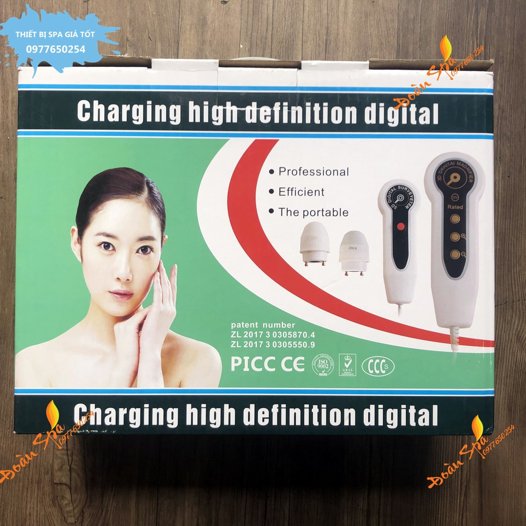 Máy soi da kết nối tivi dạng vali - Máy soi da TIVI