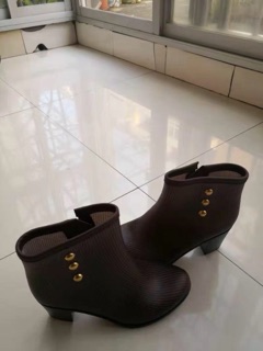 Boot nhựa cao gót đi mưa 💋💋💋