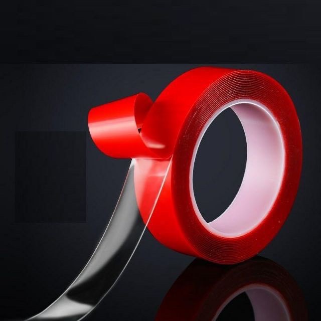 Băng keo trong suốt hai mặt đa năng siêu dính nhiều kích thước