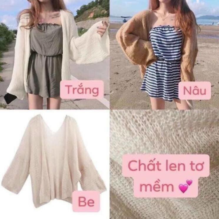 Áo khoác Cardigan nữ lên mỏng, phong cách Hàn Quốc