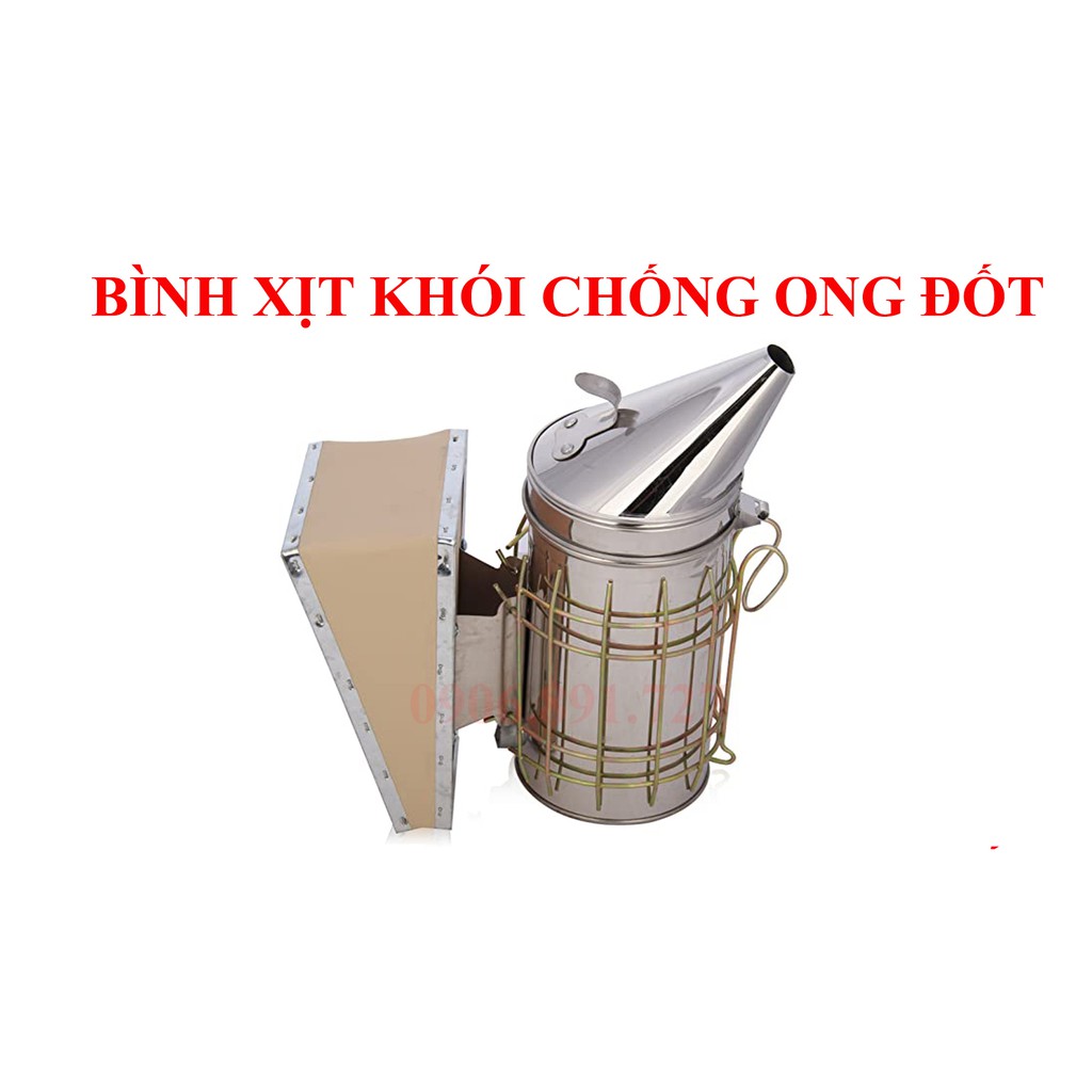 Bình Xịt Khói Inox  Chống Ong Đốt Rất Tiện Lợi An Toàn