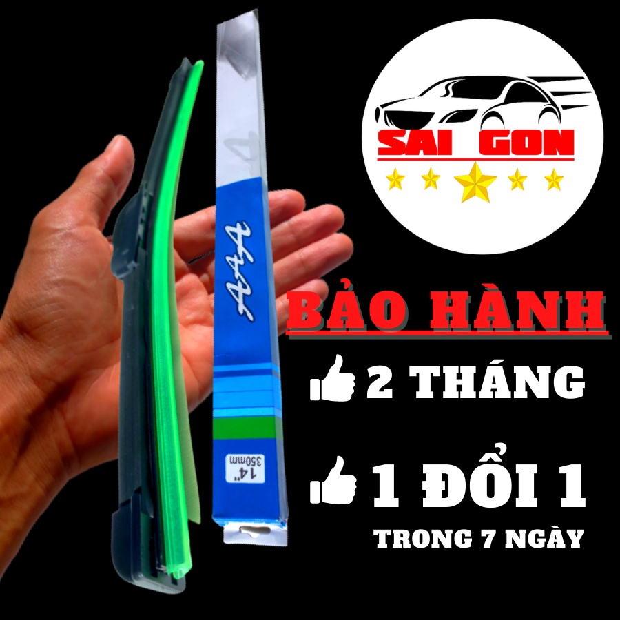 Gạt mưa ô tô loại tốt không xương, kích cỡ 14 đến 26 inch, phù hợp với hầu hết các hãng xe hơi trên thị trường