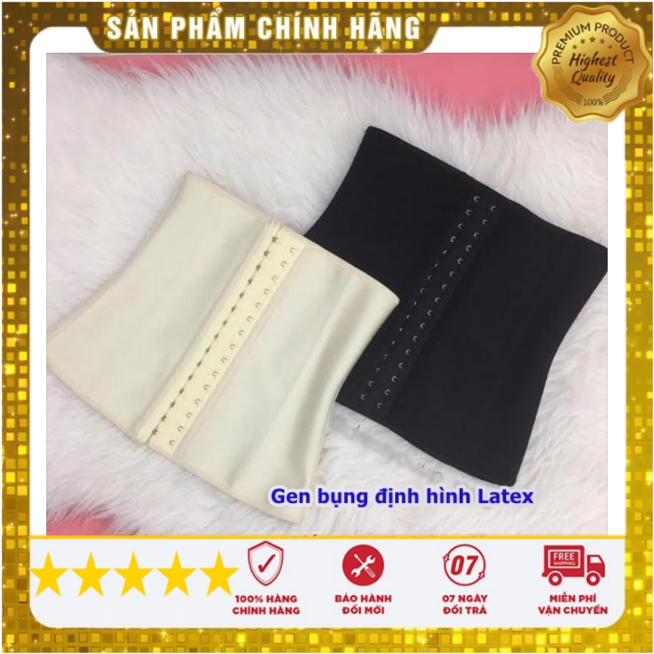 [Free ship - Chính hãng - Cao cấp] Đai nịt bụng Latex 9 xương có lỗ thông hơi thế hệ mới gen bụng định hình giảm eo