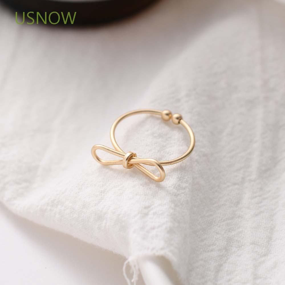 Nhẫn Hợp Kim Hình Nơ Xinh Xắn Dành Cho Nữ
