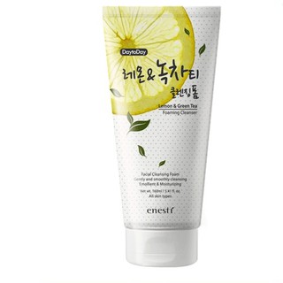 Sữa Rửa Mặt Chanh Và Trà Xanh Enesti Daytoday Foaming Cleanser Lemon & Greentea 160ml