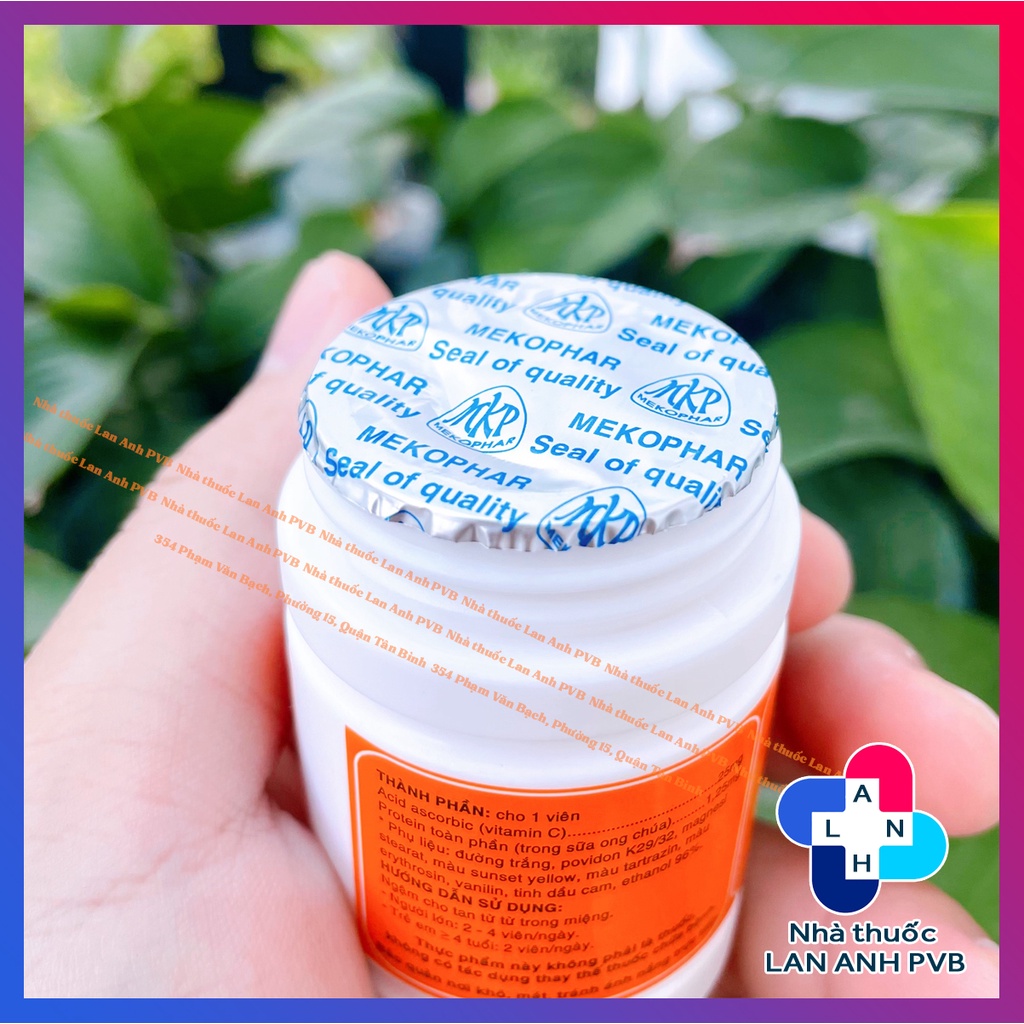 Kẹo sữa ong chúa Vitamin C cho bé.