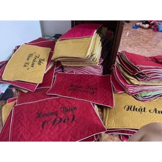 Combo gối in tên shop lyy