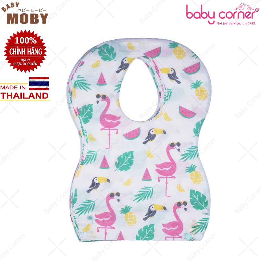 YẾM GIẤY CHỐNG THẤM MOBY BABY Cho Bé (TÚI 10 CÁI)