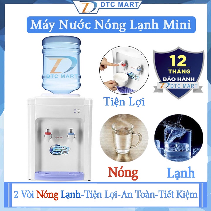 Máy nước nóng lạnh, Cây nước nóng lạnh mini Huastar làm nước nóng lạnh cực nhanh ⭐ tiết kiệm điện, dễ dàng sử dụng