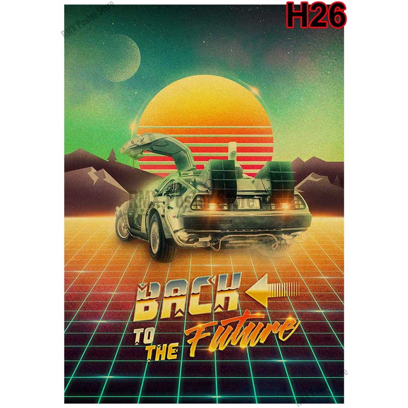 Poster Phim Leon / Back To Future Dán Tường Trang Trí Nội Thất