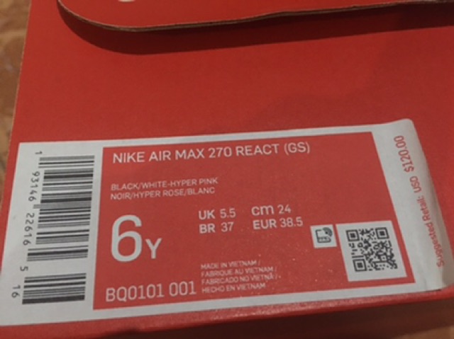 Giày Nike Air Max 270 React
