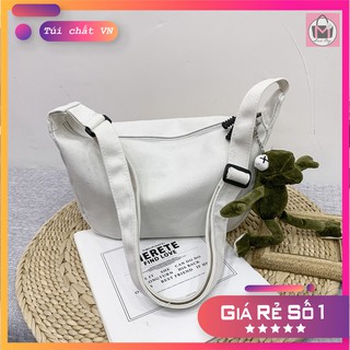 Túi Vải Canvas Đeo Chéo Đi Học Chất Đẹp Phong Cách Ulzzang Hàn Quốc TVA03